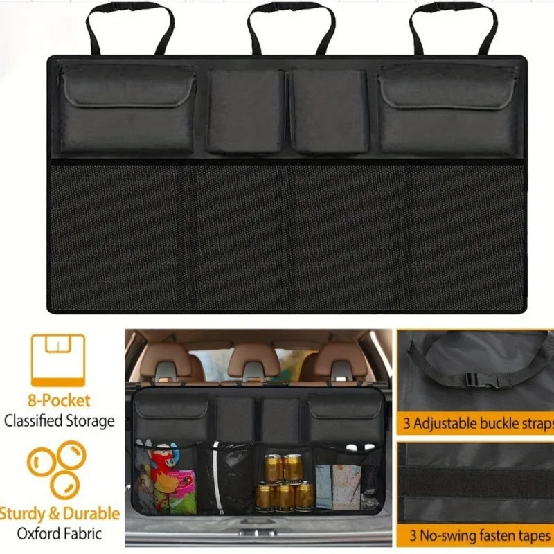 8-Pocket Car Seat Back Organizer