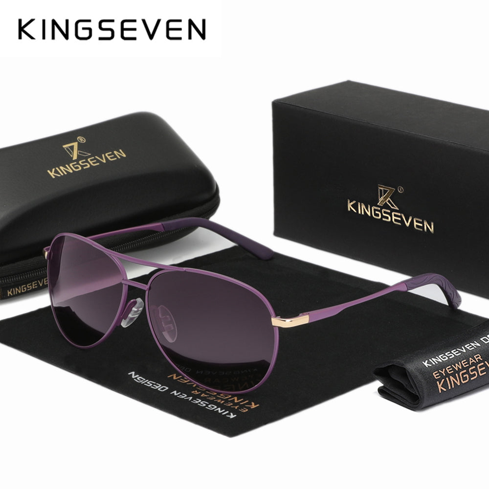 Polarized Retro Aviator Sunglasses UV400