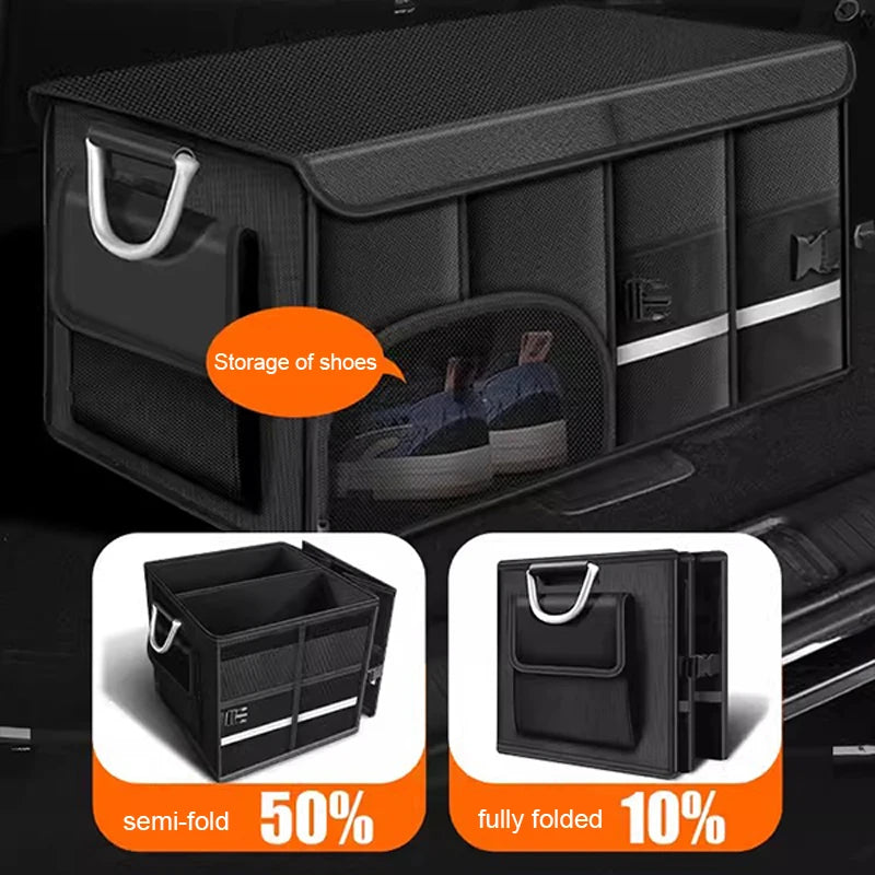 Foldable Waterproof Car Trunk Organizer (36L)