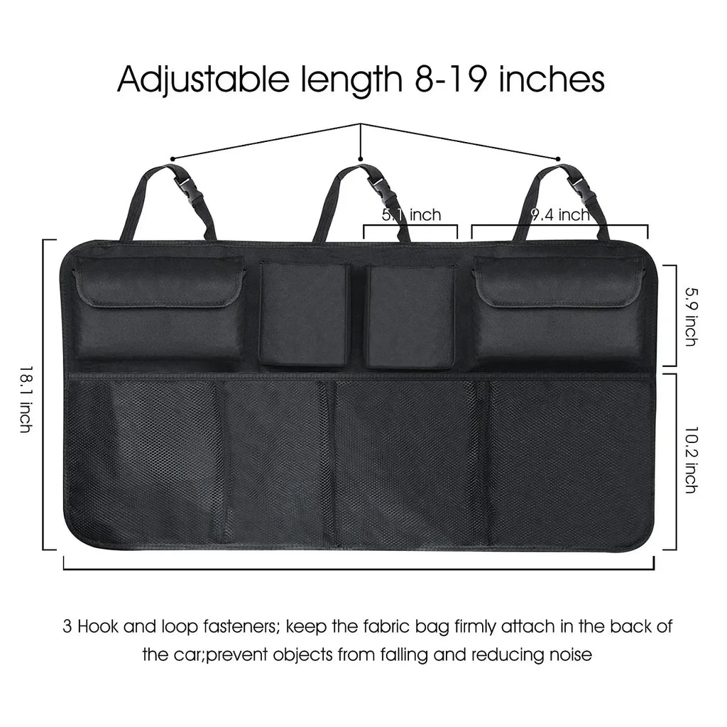 8-Pocket Car Seat Back Organizer