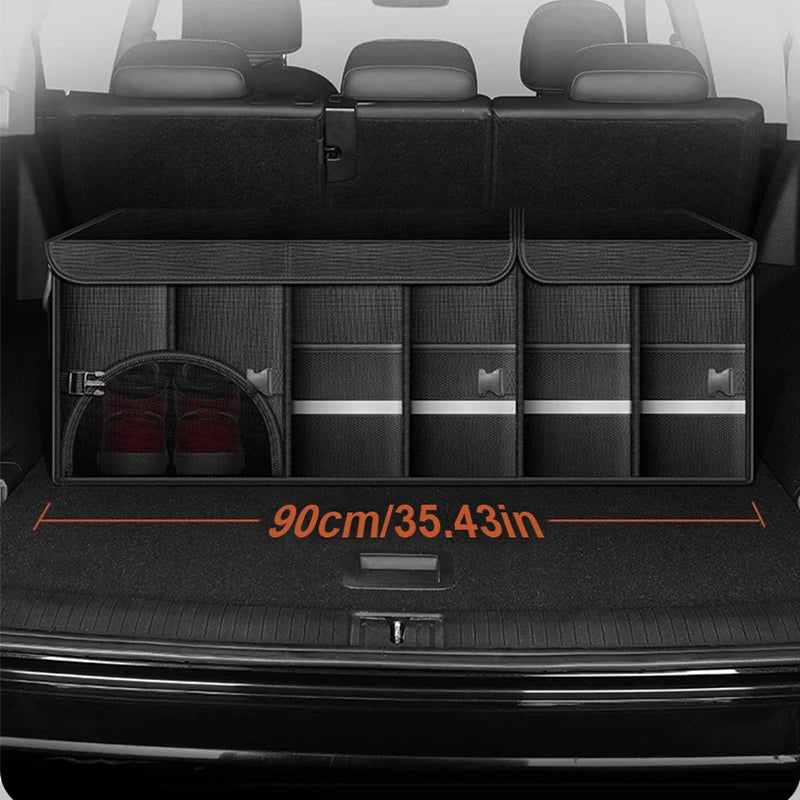 Foldable Waterproof Car Trunk Organizer (36L)