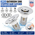 Pop-Up Sink Drain Strainer 2-Pack