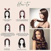 Silk Heatless Hair Curling Ribbon Set