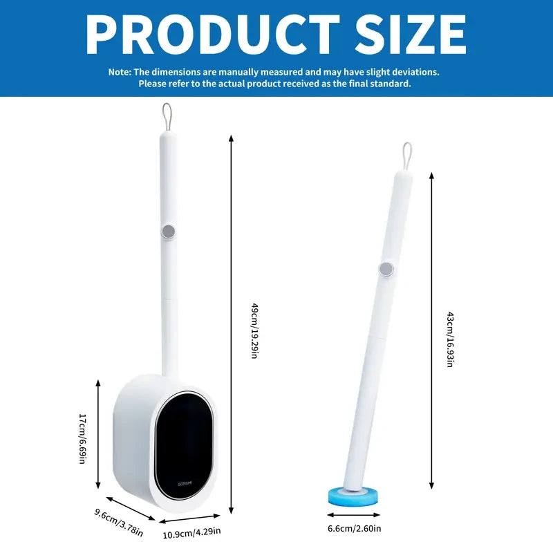 Disposable Toilet Brush Kit
