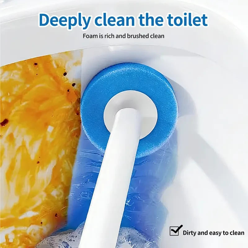 Disposable Toilet Brush Kit