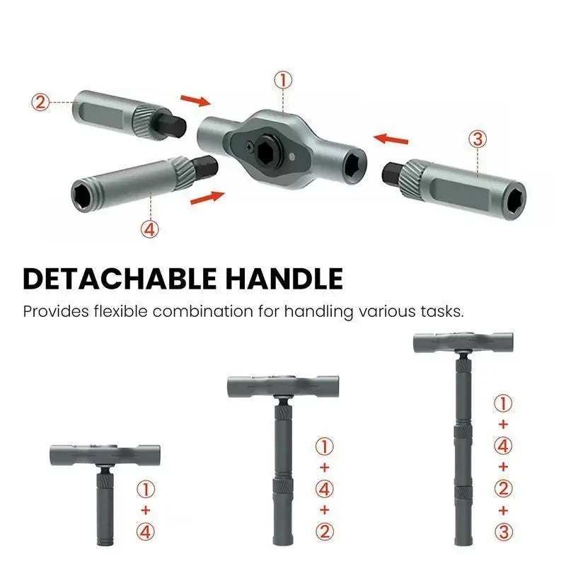 Compact Ratchet Screwdriver Set