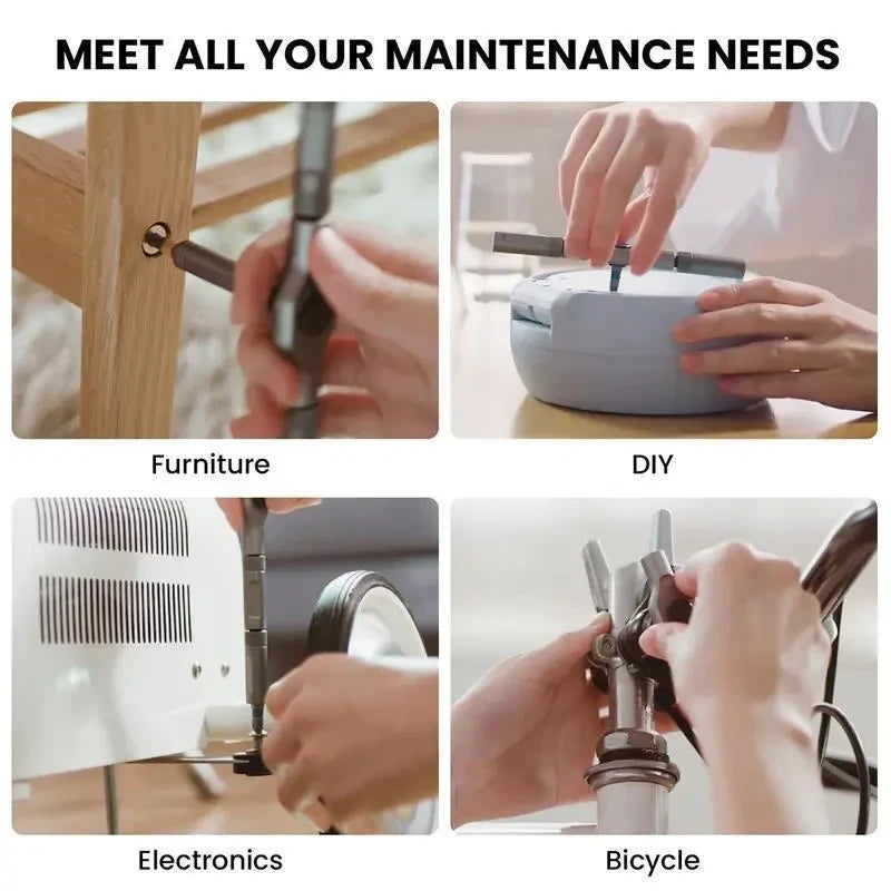 Compact Ratchet Screwdriver Set