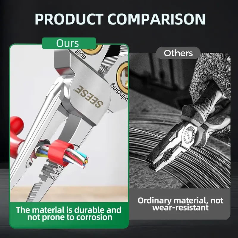 8-in-1 Wire Stripper Pliers