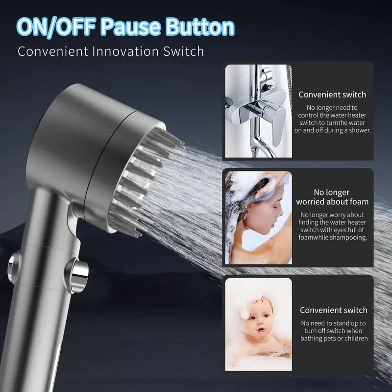 Filtered Handheld Shower Head