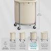 Rolling Laundry Hamper with Wheels