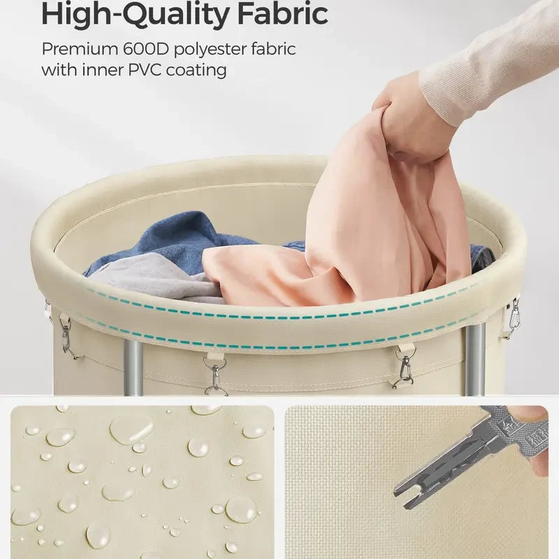 Rolling Laundry Hamper with Wheels