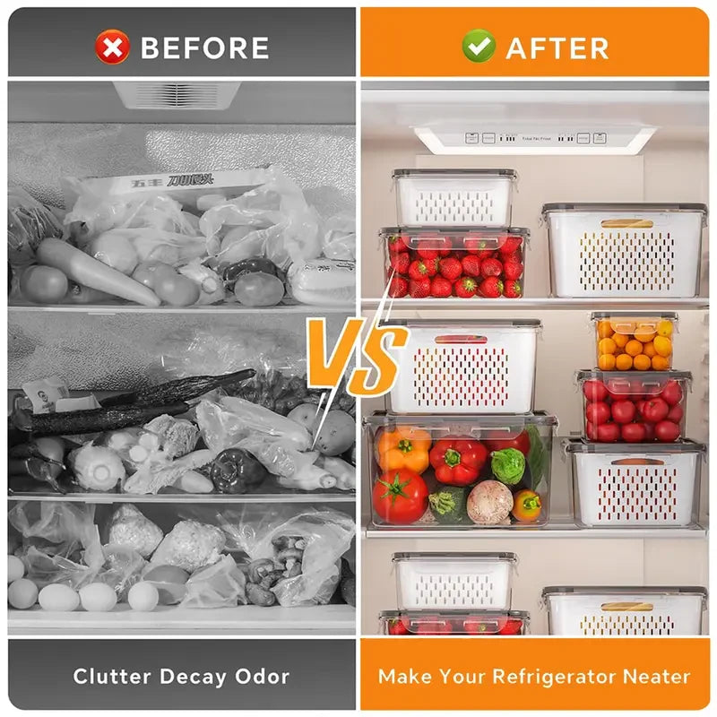 Stackable Fridge Storage Containers