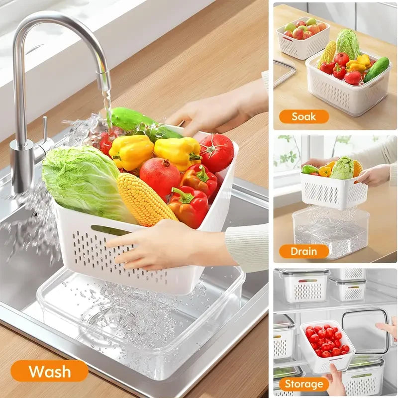 Stackable Fridge Storage Containers