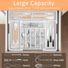 SUHOPE Expandable Kitchen Utensil Drawer Organizer