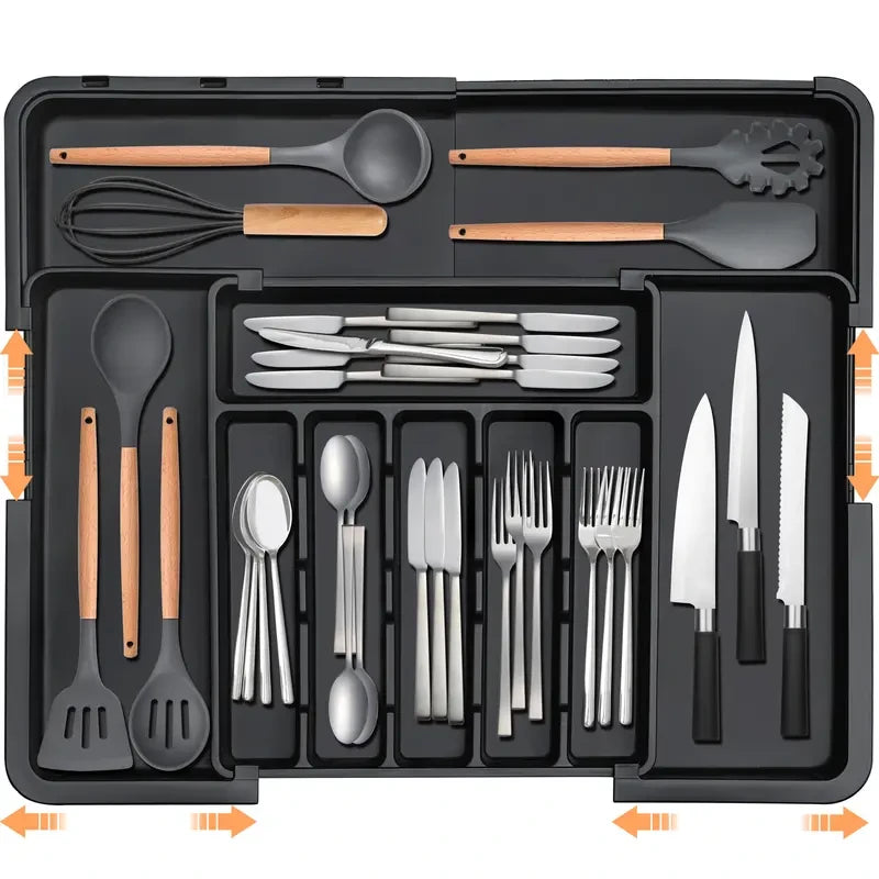 Expandable Kitchen Utensil Drawer Organizer