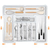 SUHOPE Expandable Kitchen Utensil Drawer Organizer