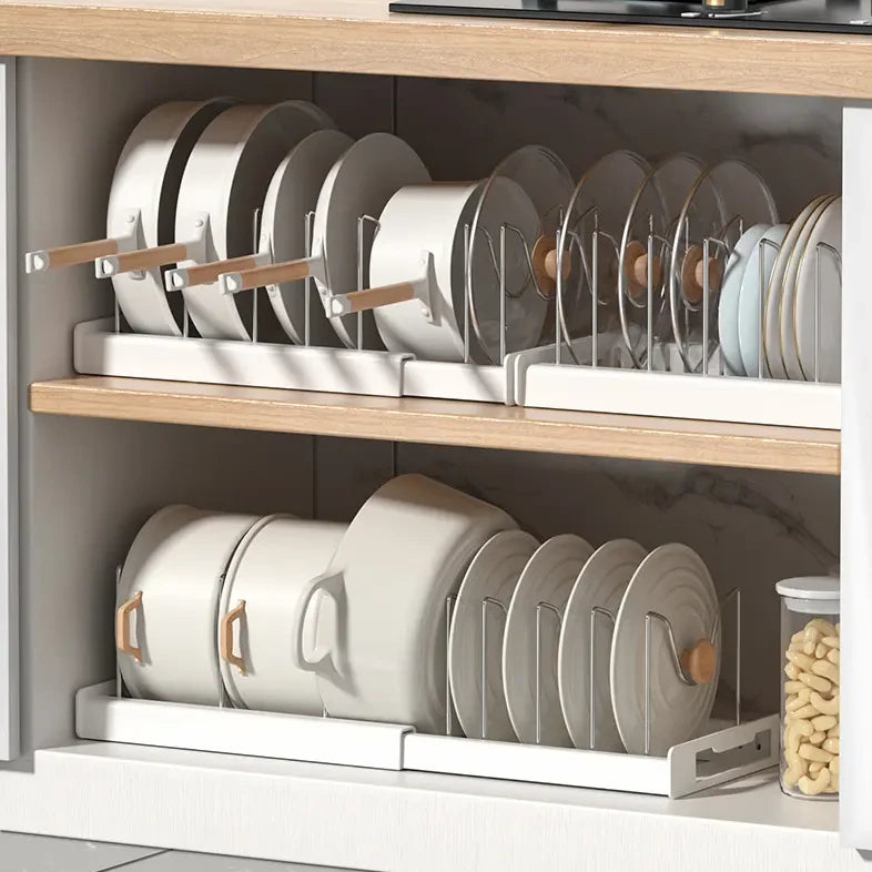 Adjustable Pan Lid Organizer
