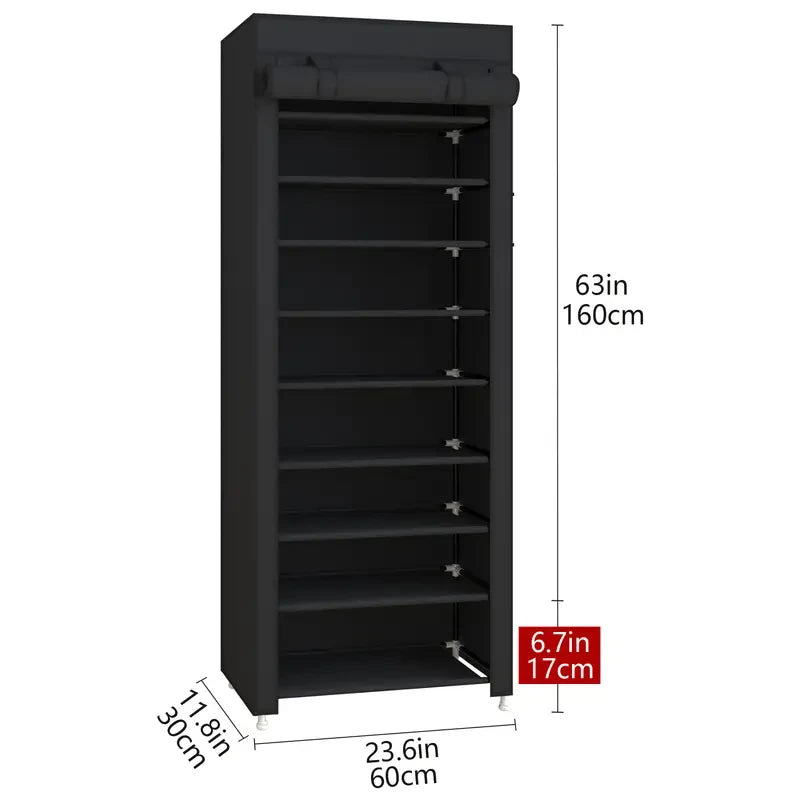 Dustproof Tiered Shoe Rack