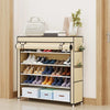 Dustproof Tiered Shoe Rack