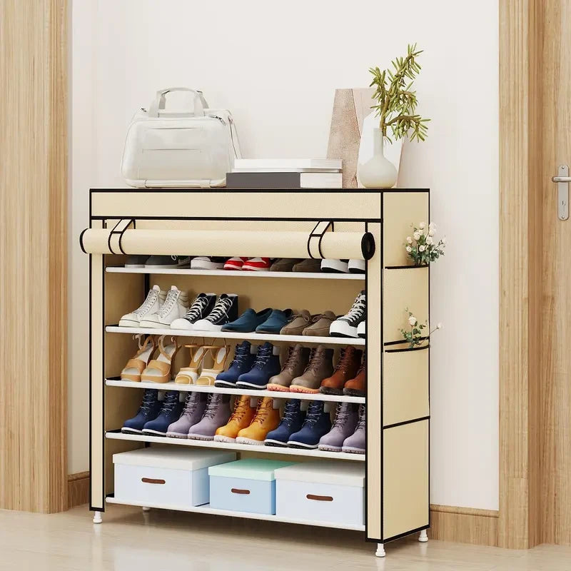 Dustproof Tiered Shoe Rack