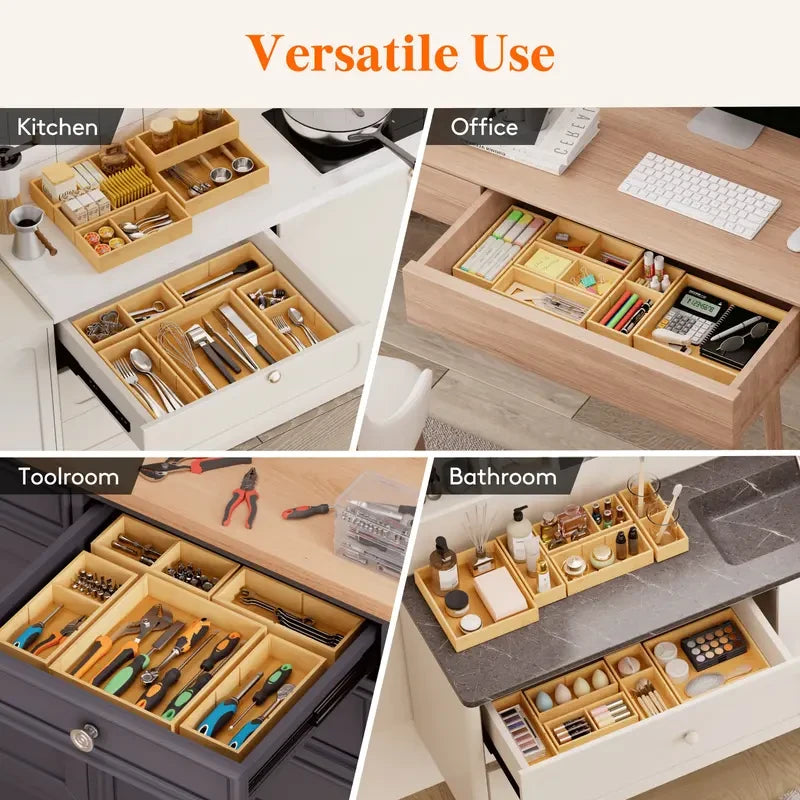 Vanity Drawer Organizer Set