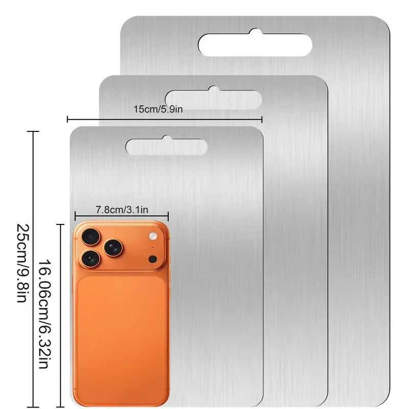 Stainless Steel Cutting Board Set