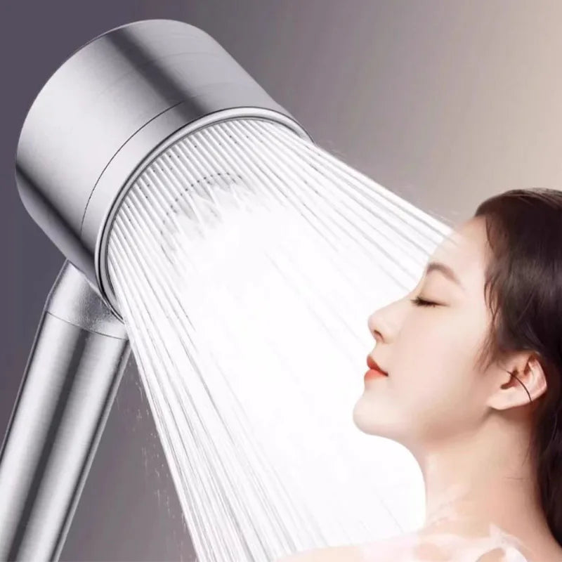 304 Stainless Steel Filtered Handheld Shower Head with Hose and Bracket