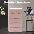 6-Drawer Plastic Dresser Storage Tower Organizer