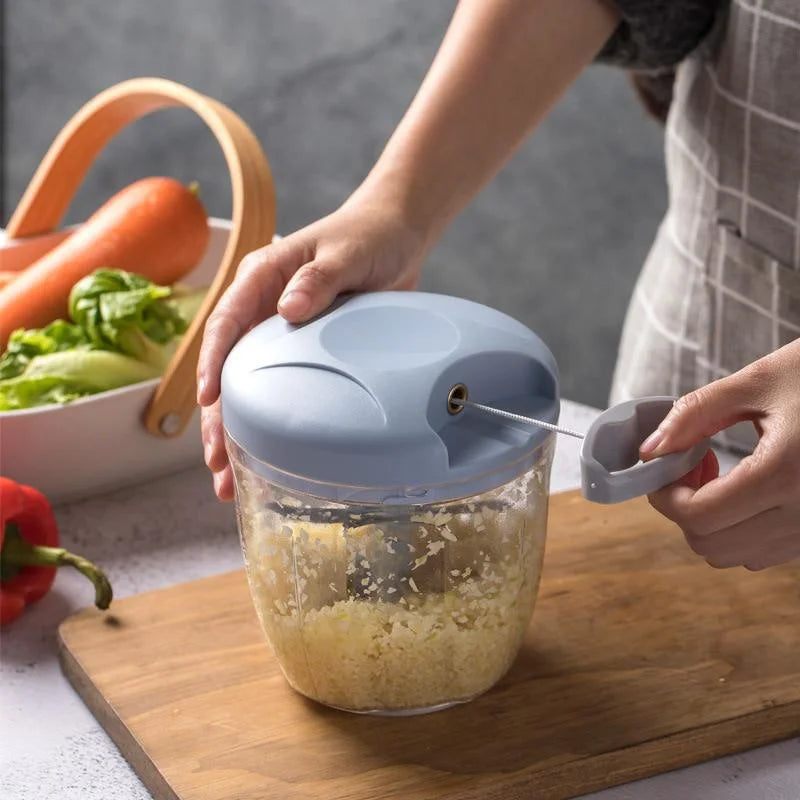 500ml Manual Garlic Chopper and Vegetable Mincer
