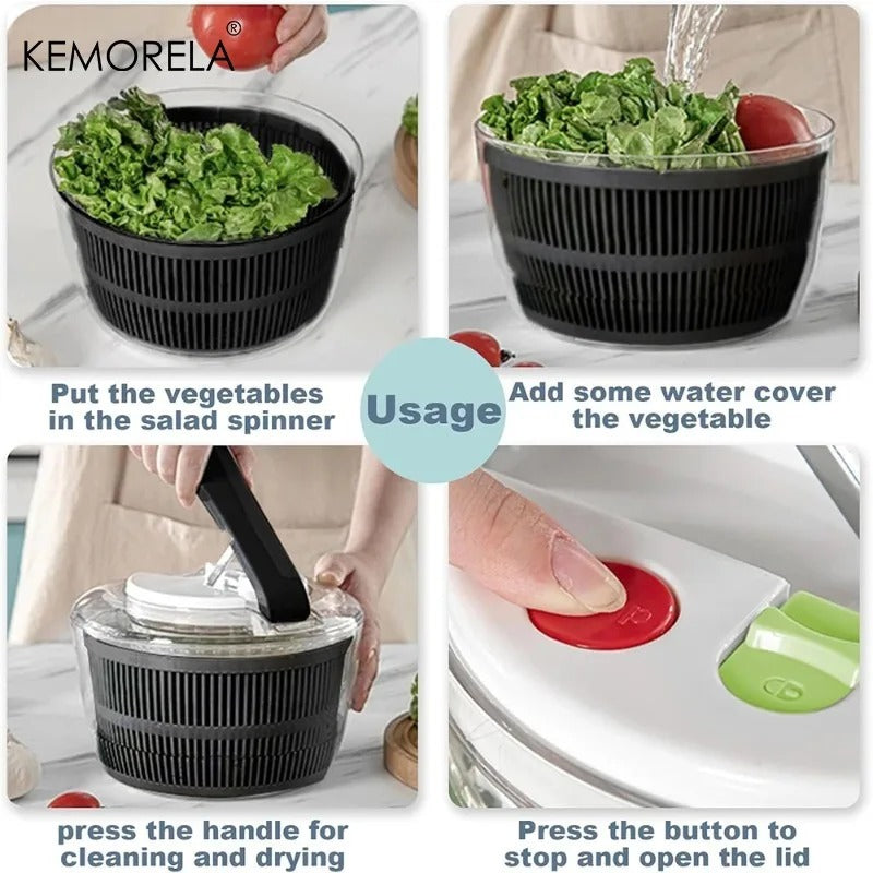 3L Press Salad Spinner