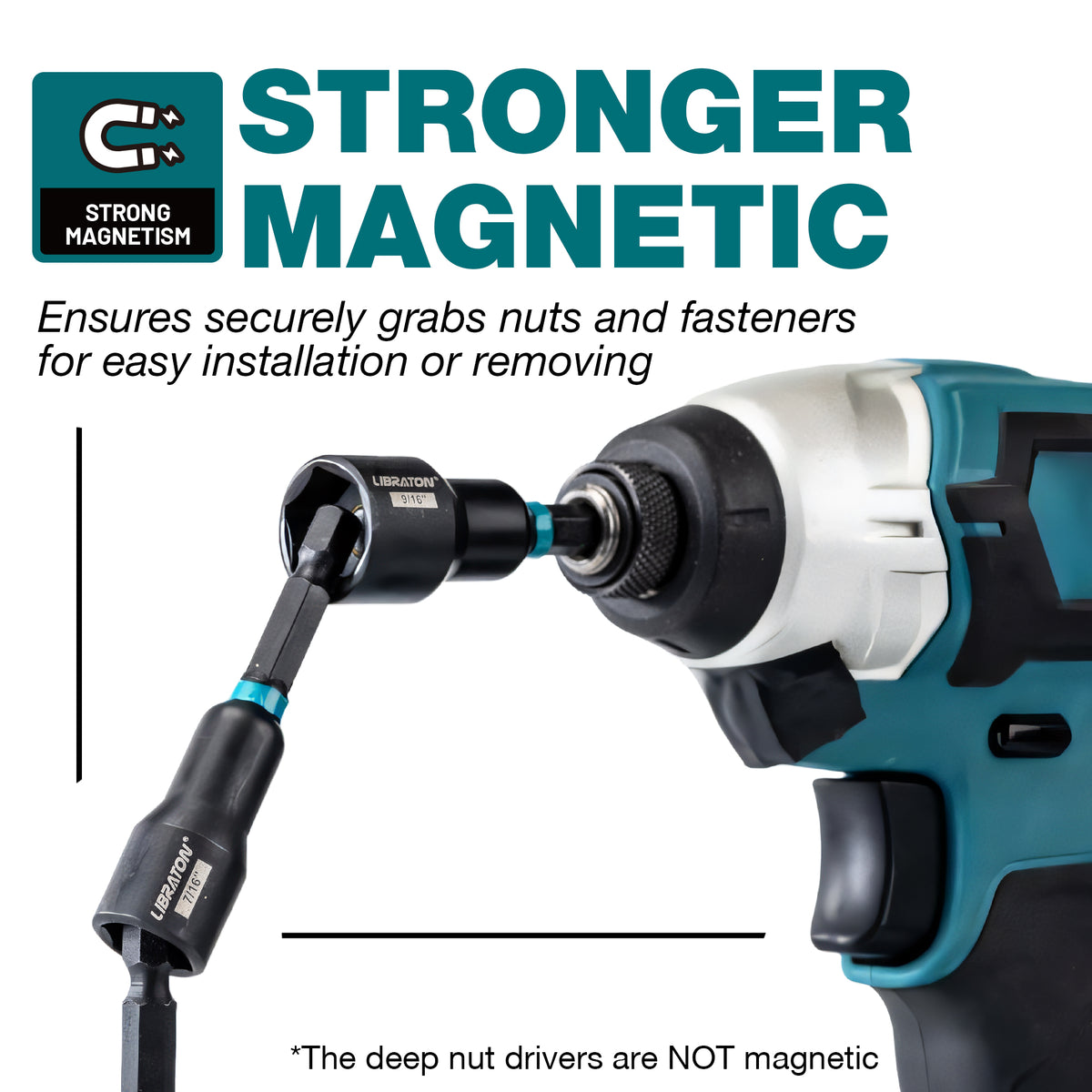 20-Piece Magnetic Nut Driver Set with Storage Bag