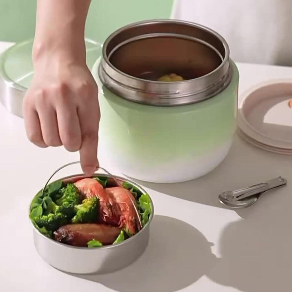 1200ml Leakproof Thermal Bento Lunch Container