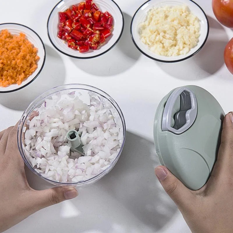 500ml Manual Garlic Chopper and Vegetable Mincer