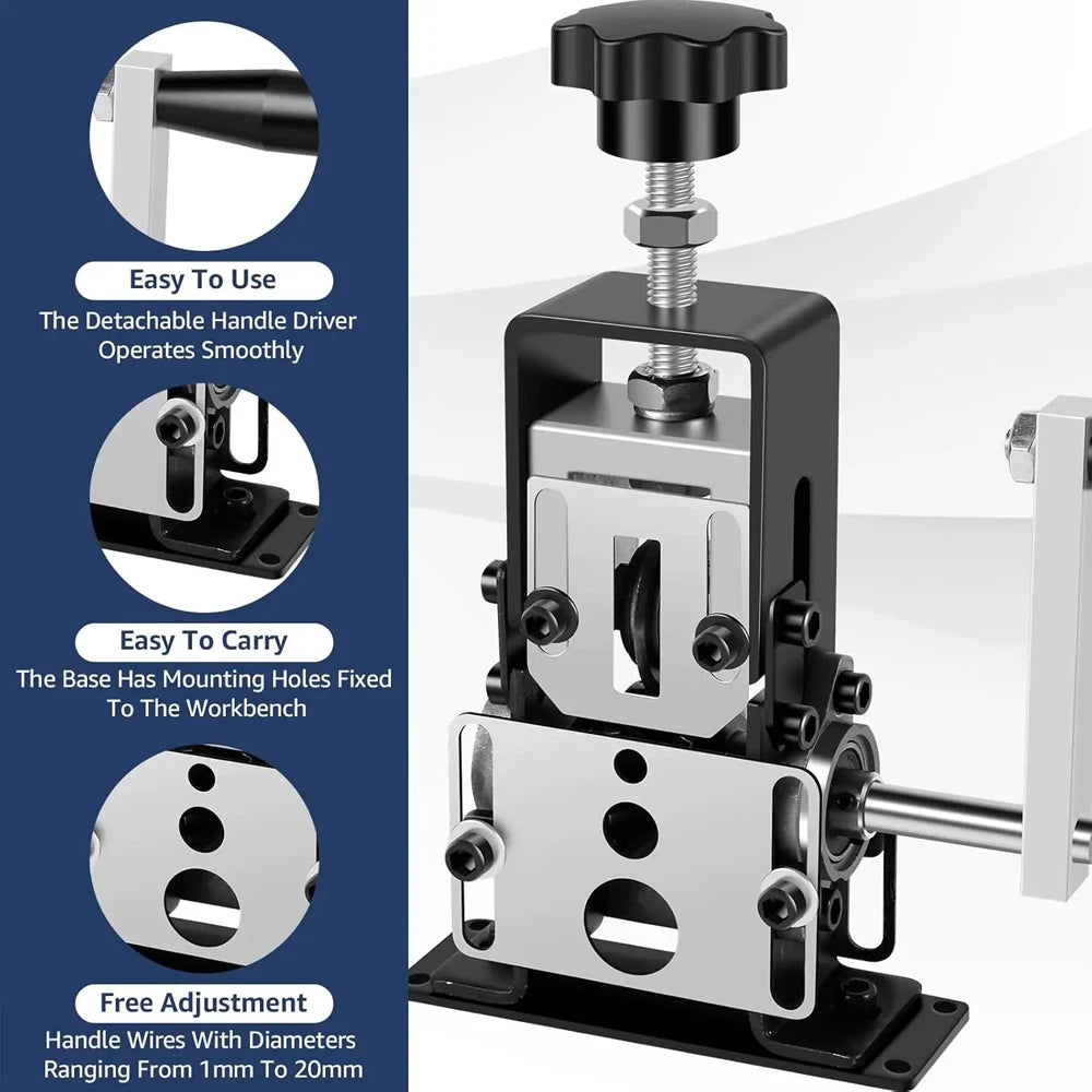Manual Wire Stripping Machine, 1-21mm Cable Peeler