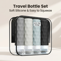 4pc Silicone Travel Bottles