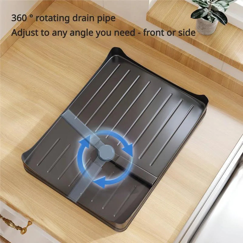 Foldable Over-Sink 2-Tier Dish Rack