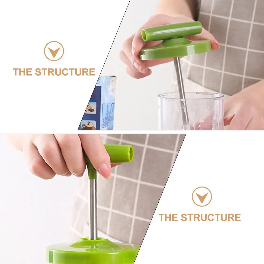 Manual Handheld Milk Frother Coffee Foam Maker