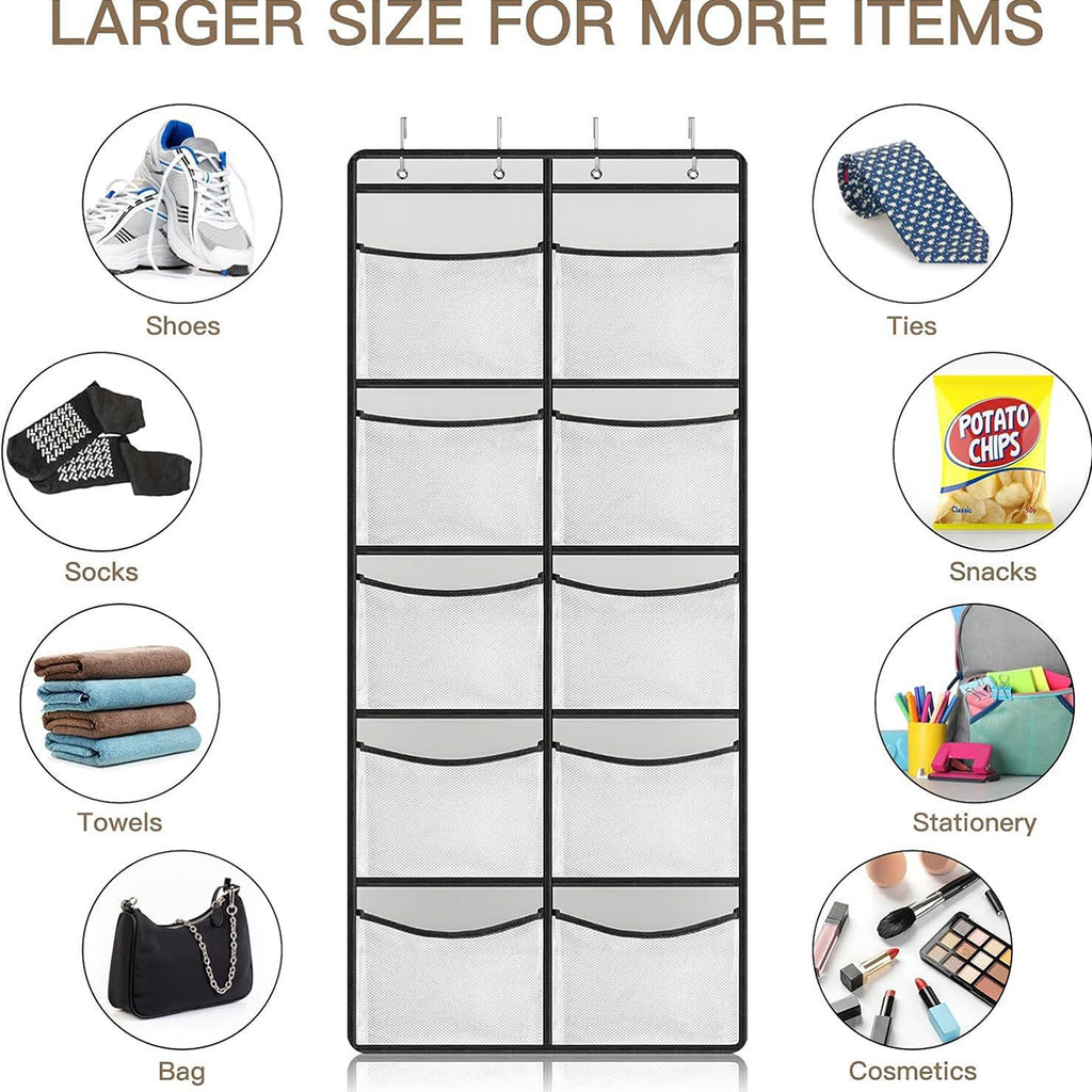 5-Grid Over-Door Storage Organizer Bag