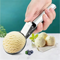 5-Piece Stainless Steel Ice Cream and Fruit Scoop Set