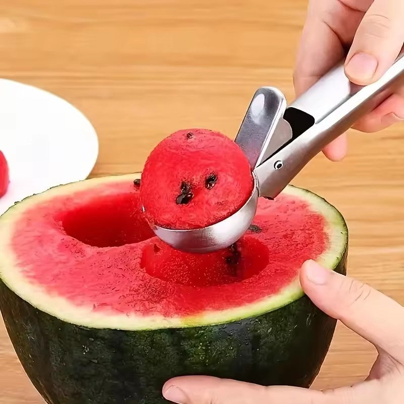 5-Piece Stainless Steel Ice Cream and Fruit Scoop Set