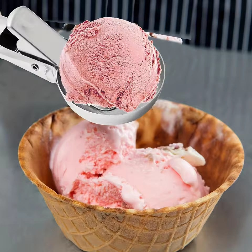 5-Piece Stainless Steel Ice Cream and Fruit Scoop Set