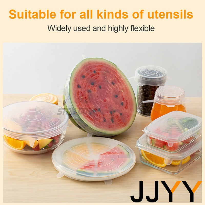 8pc Silicone Stretch Lids
