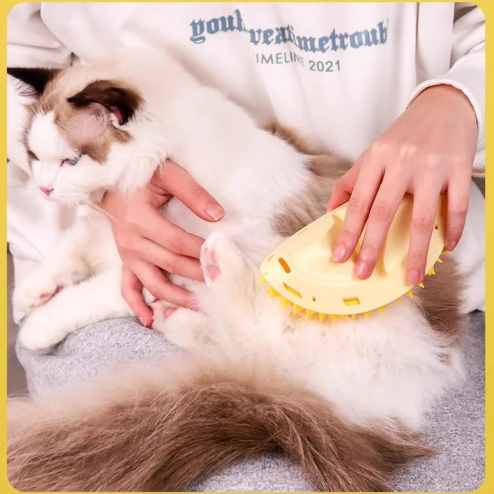Self-Grooming Wall Corner Cat Brush