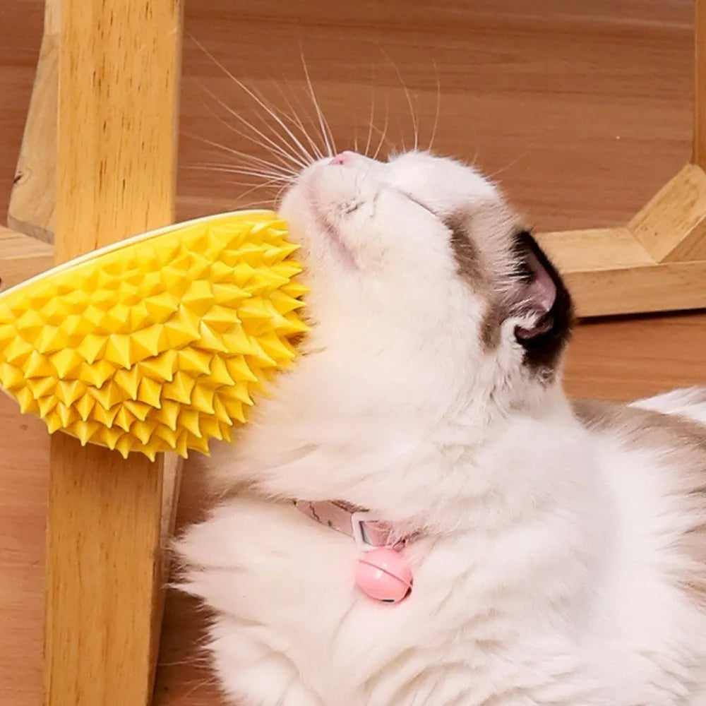 Self-Grooming Wall Corner Cat Brush