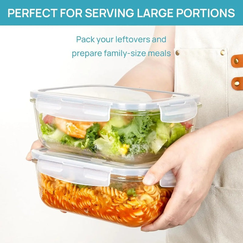 18-Pack Glass Food Storage Set