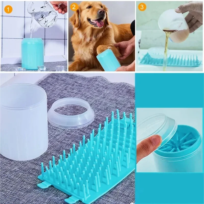 Portable Silicone Dog Paw Cleaner Cup