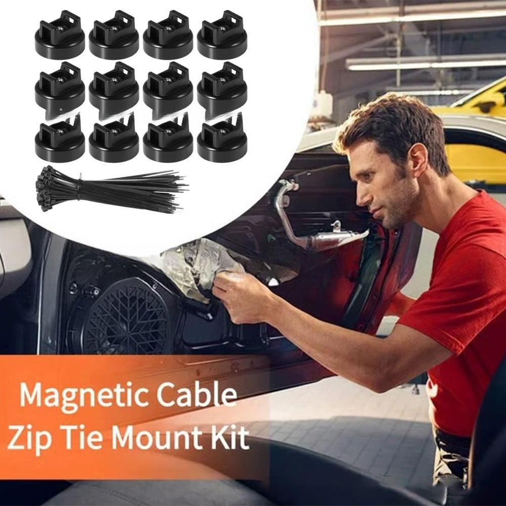 Magnetic Cable Organizer 12-Pack
