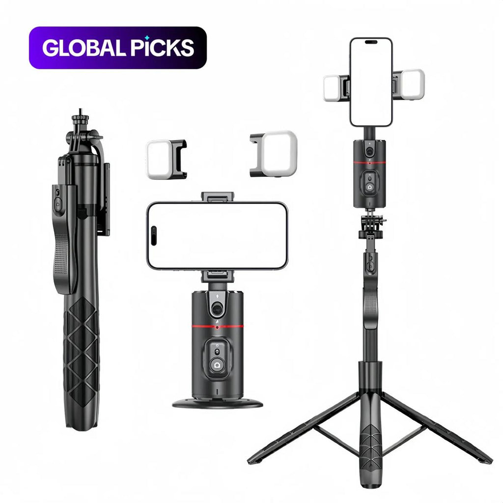 Desktop AI Face Recognition Gimbal with Light