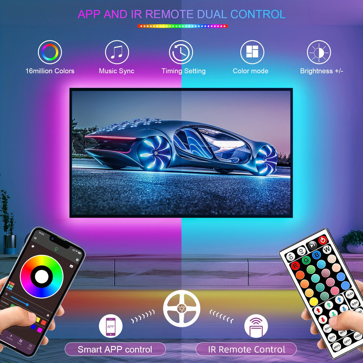 App RGB LED Strip Room Lights — image 4