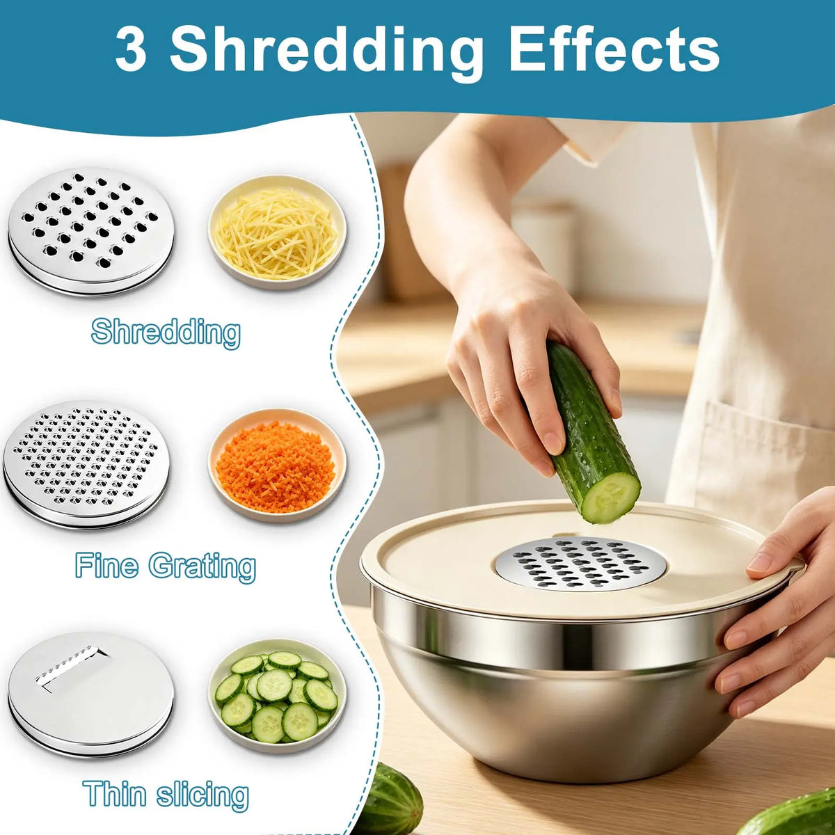 Stainless Mixing Bowls 6pc